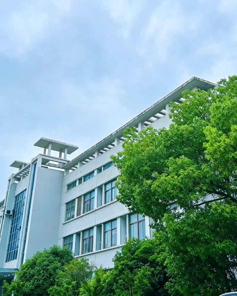 exterior of the office building