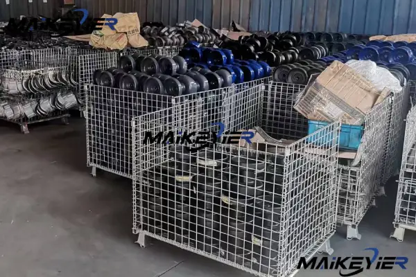 Kubota DC35 Combine Harvester Parts Shipped to Indonesia maikeyier warehouse for combine harvester track roller assemblies