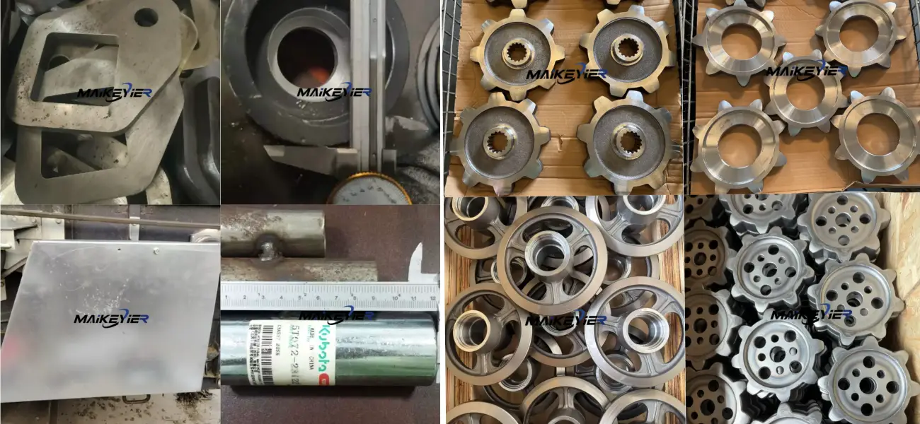 harvester modified parts and forged