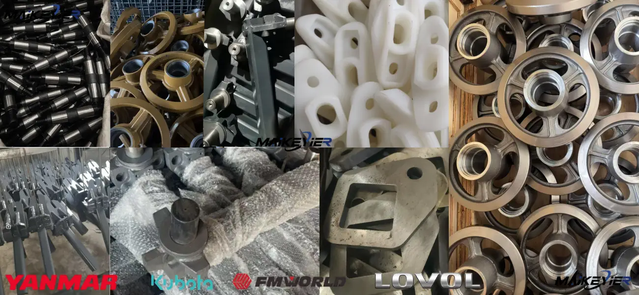 Why Do Harvester Idler Wheels Fail? idler wheel assembly in maikeyier factory