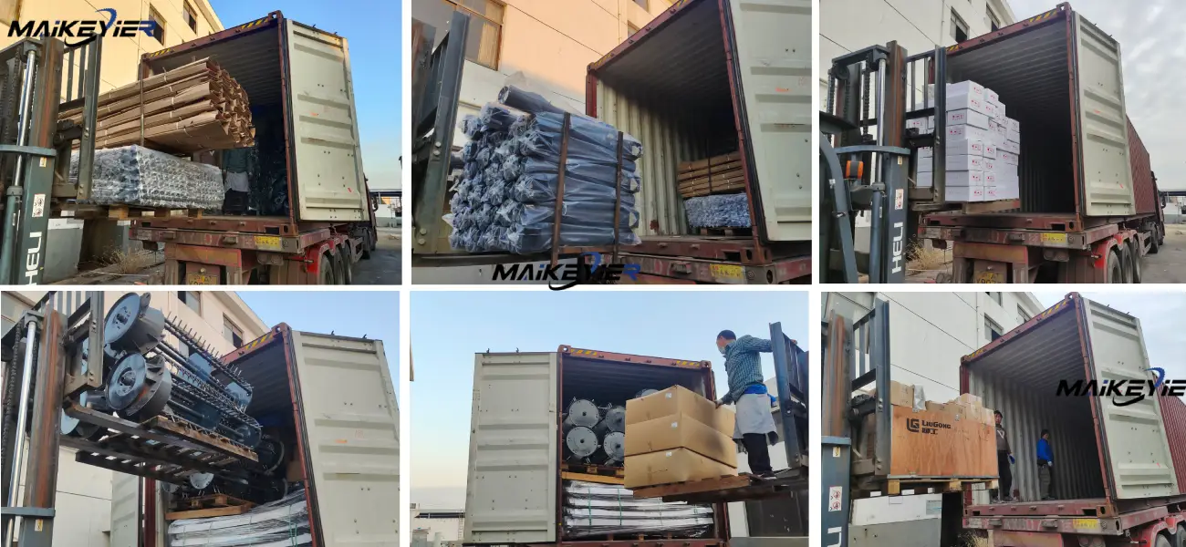 DC95 Kubota Combine Harvester Parts Shipped to Cambodia case dc95 kubota combine harvester shipped to cambodia—loaded into a container