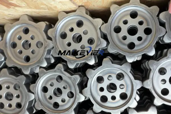 Medium-frequency Quenching, High-frequency Quenching, Through-hardening maikeyier forgings, combine harvester drive wheels, in stock