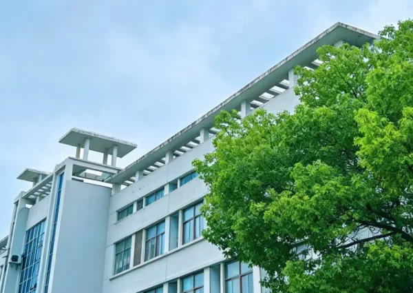 exterior of the office building